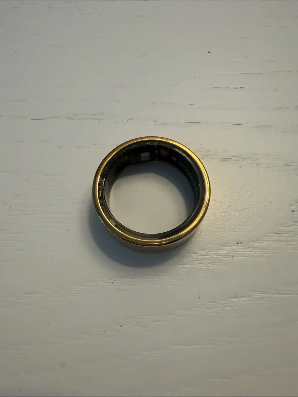 Ultrahuman Bionic Gold Smart Ring Size 8– Health & Activity Tracker (NEVER WORN)